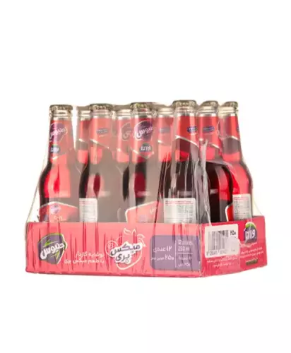 product image  نوشابه گازدار با طعم میکس بری 250 میلی لیتری جنیوس